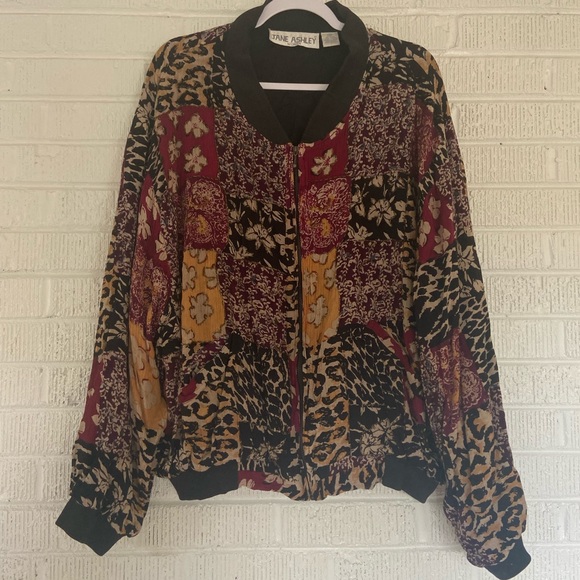 Vintage bohemian lightweight beaded patchwork jacket - Picture 1 of 5